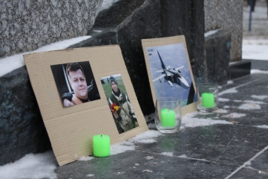 &quotЧерный тюльпан&quot, в память о летчеке СУ-24М. сбитом на границе Турции и Сирии Александра Мельник, корр. ИА AmurMedia