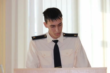 Итоги плавательной практики 2015 года подвели в Хабаровском техникуме водного транспорта Евгений Никитенко, корр. ИА AmurMedia