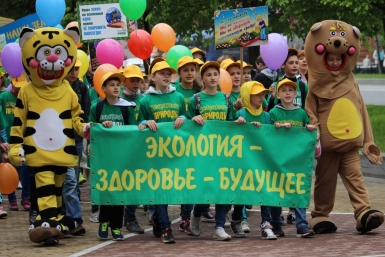 Экологическое шествие в Хабаровске в рамках Всемирного дня охраны окружающей среды Корр. ИА AmurMedia