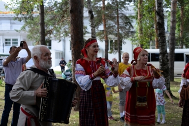 Открытие скульптурной композиции Святых Петра и Февронии Муромских Алексей Тимиргалеев