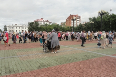Икону и ковчег с мощами Святой Матроны увезли из Хабаровска, но они еще вернутся корр. ИА AmurMedia