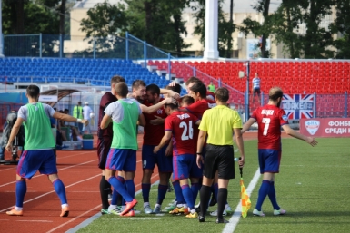 Обидной ничьей окончился матч между ФК &quotСКА-Хабаровск&quot и воронежским ФК &quotФакел&quot Алексей Монастырев