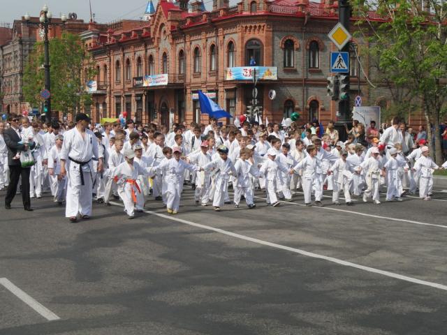 День города, театрализованное шествие