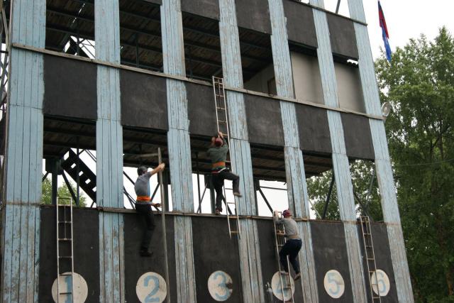 Соревнования пожарных