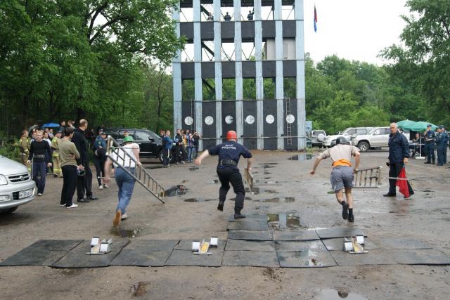 Соревнования пожарных