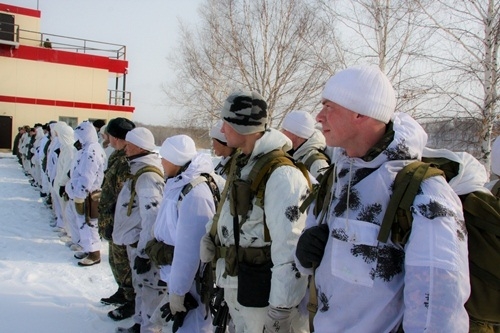 Строй участников соревнований