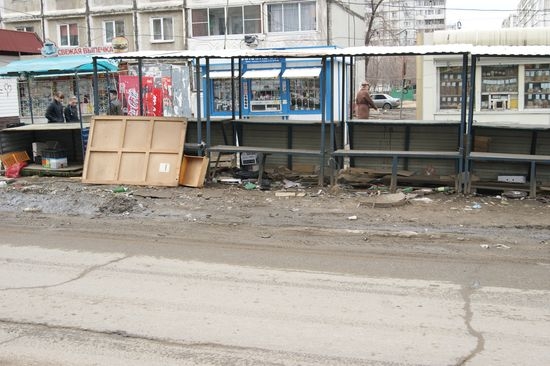 Свалка на рынке по улице Вяземской