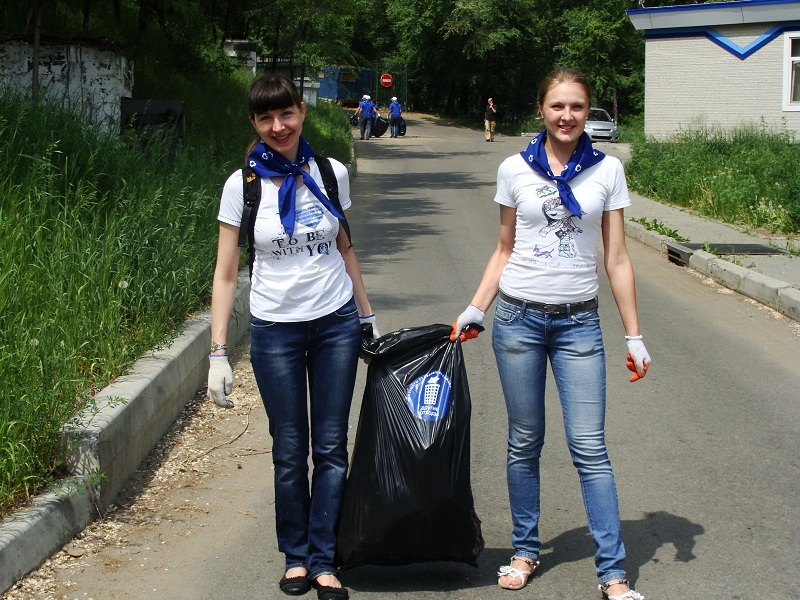 Акция по уборке парка Динамо