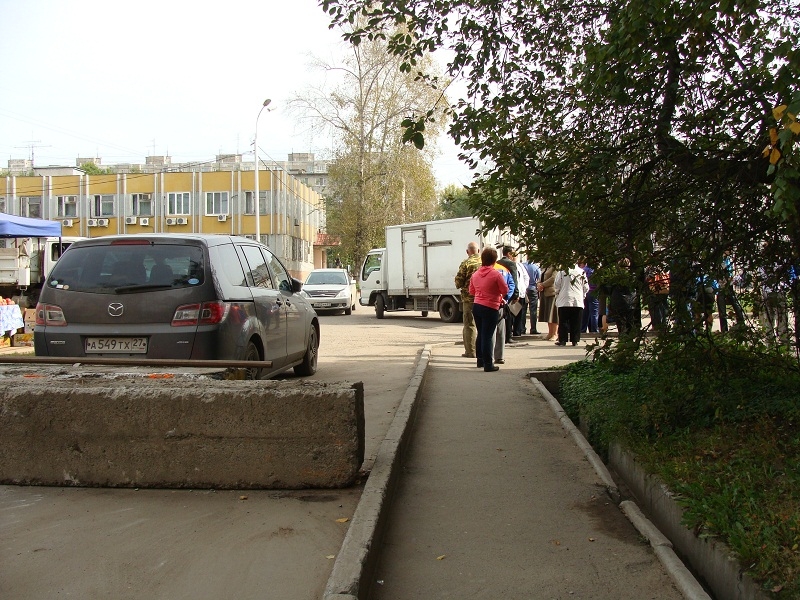 Блоки надежно охранют покой горожан