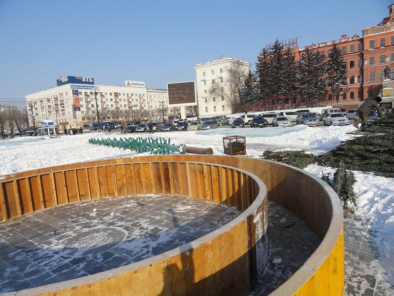 "Конструктор", из которого будет собрана центральная елка Хабаровска