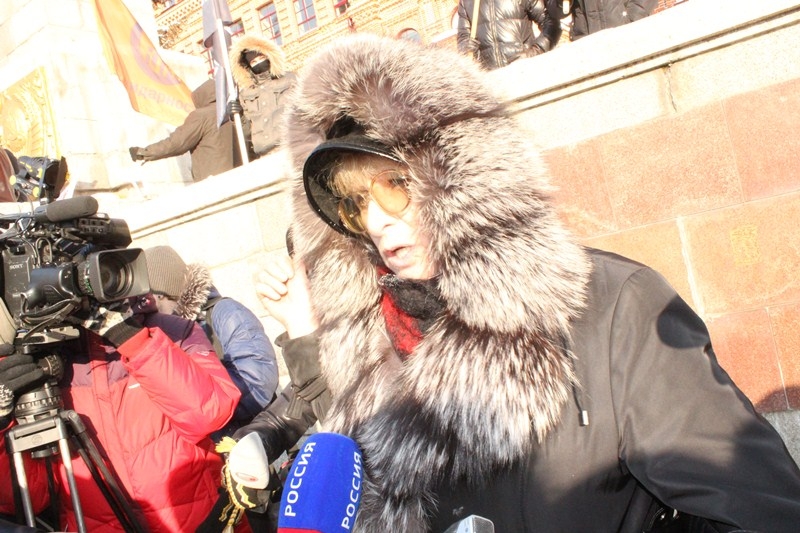 Женщина выступила в поддержку Шпорта