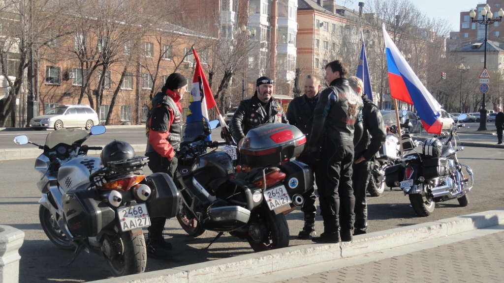 Участники автопробега