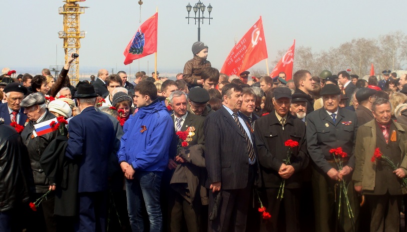  В церемонии приняли участие ветераны ВОВ, а также жители и гости краевой столицы