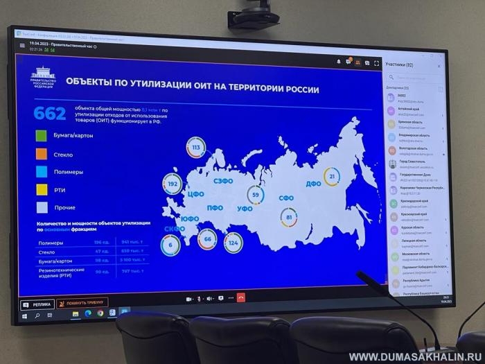 Сахалинский депутат принял участие в заседании с Госдумой по видеоконференции