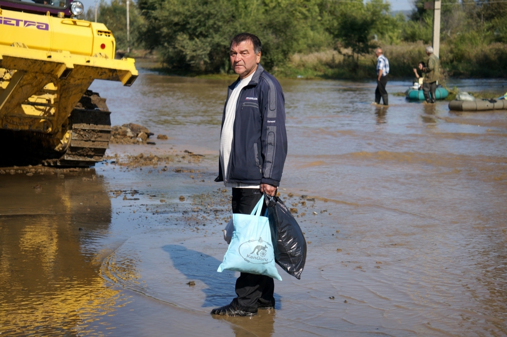 Поселок Менделеева в Хабаровском крае повторил печальную судьбу Атлантиды, Фото с места события собственное