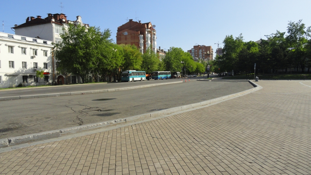 Обычно здесь паркуются работники Дома радио, Фото с места события собственное