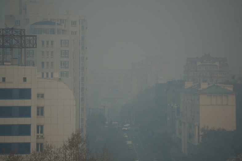 Смог, Фото с места события собственное