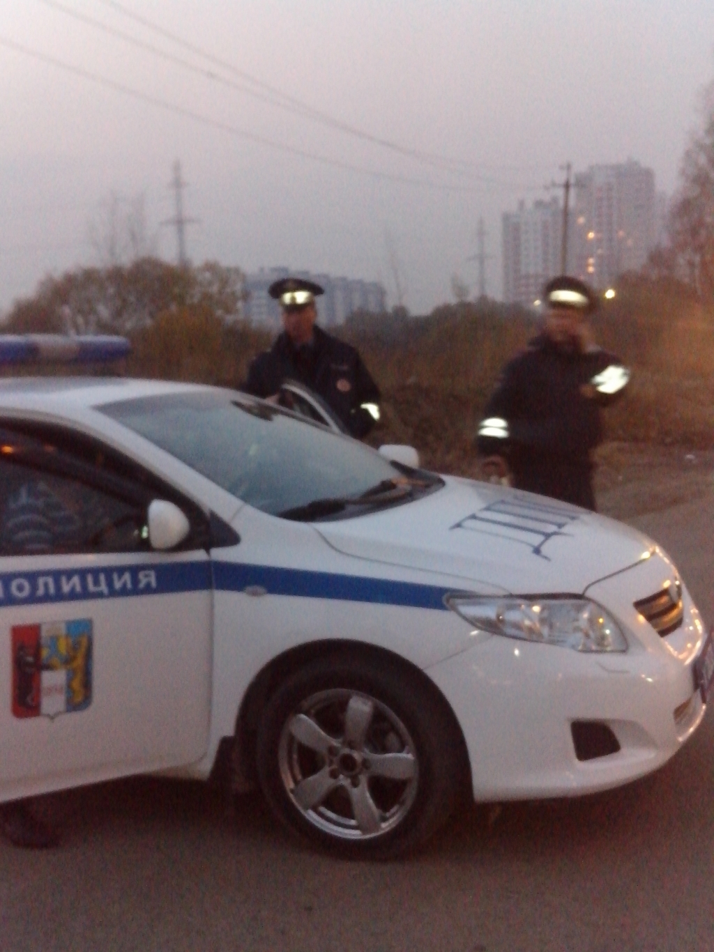 Водители хабаровских маршруток уже вовсю нарушают правила, Фото с места события собственное