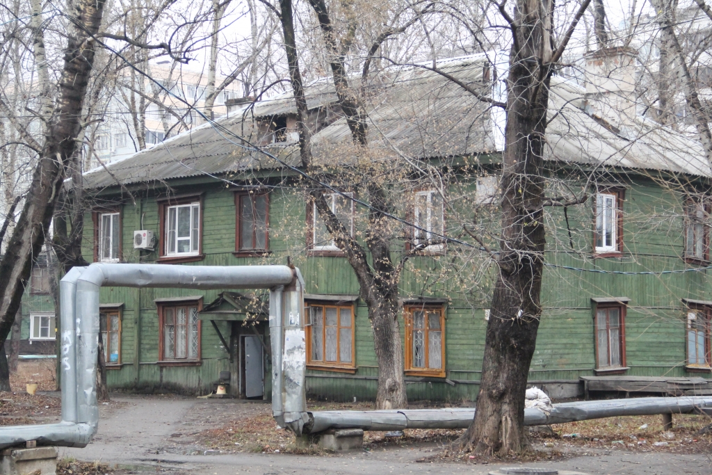 Часть поселка имени Горького в Хабаровске снесут, Фото с места события собственное