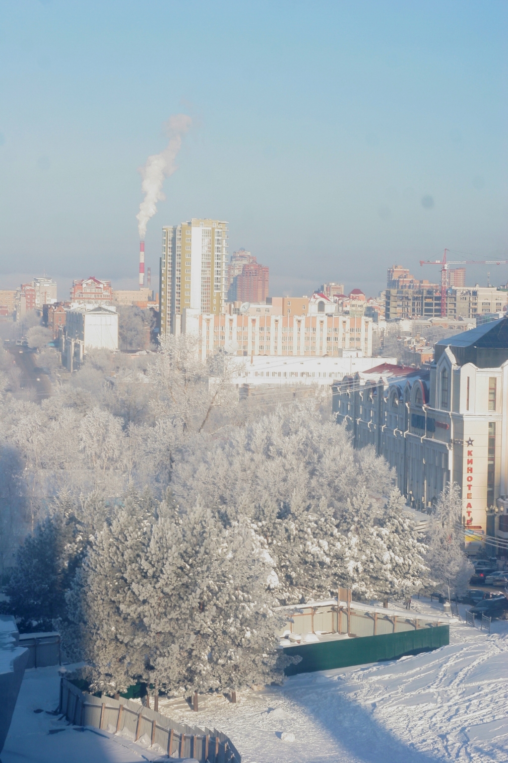 Зима в городе, Фото с места события собственное