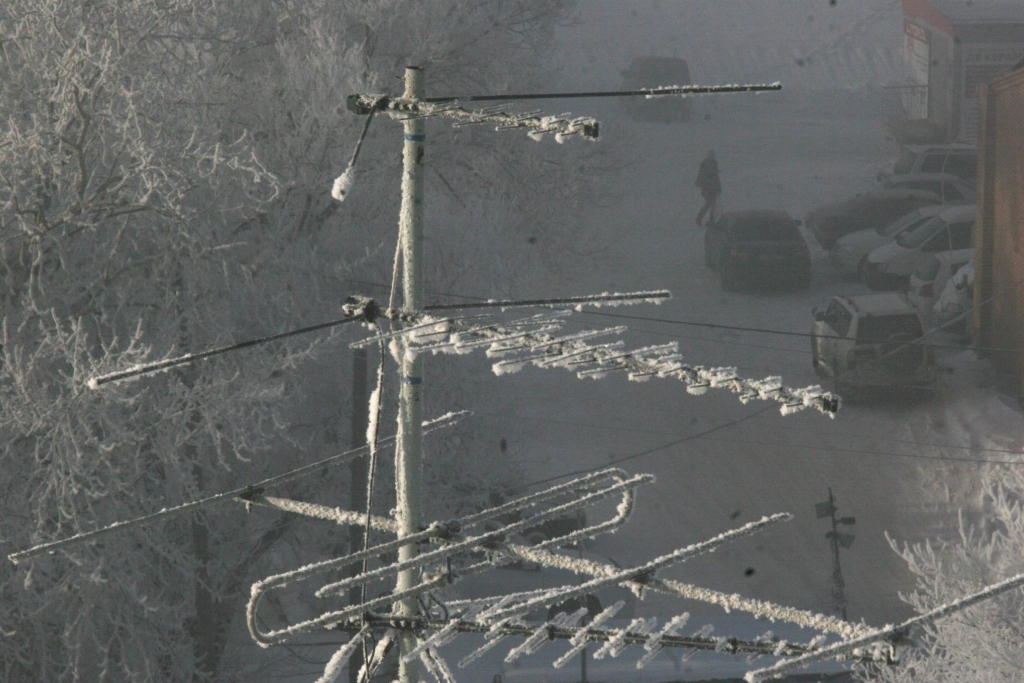 Зима в городе, Фото с места события собственное