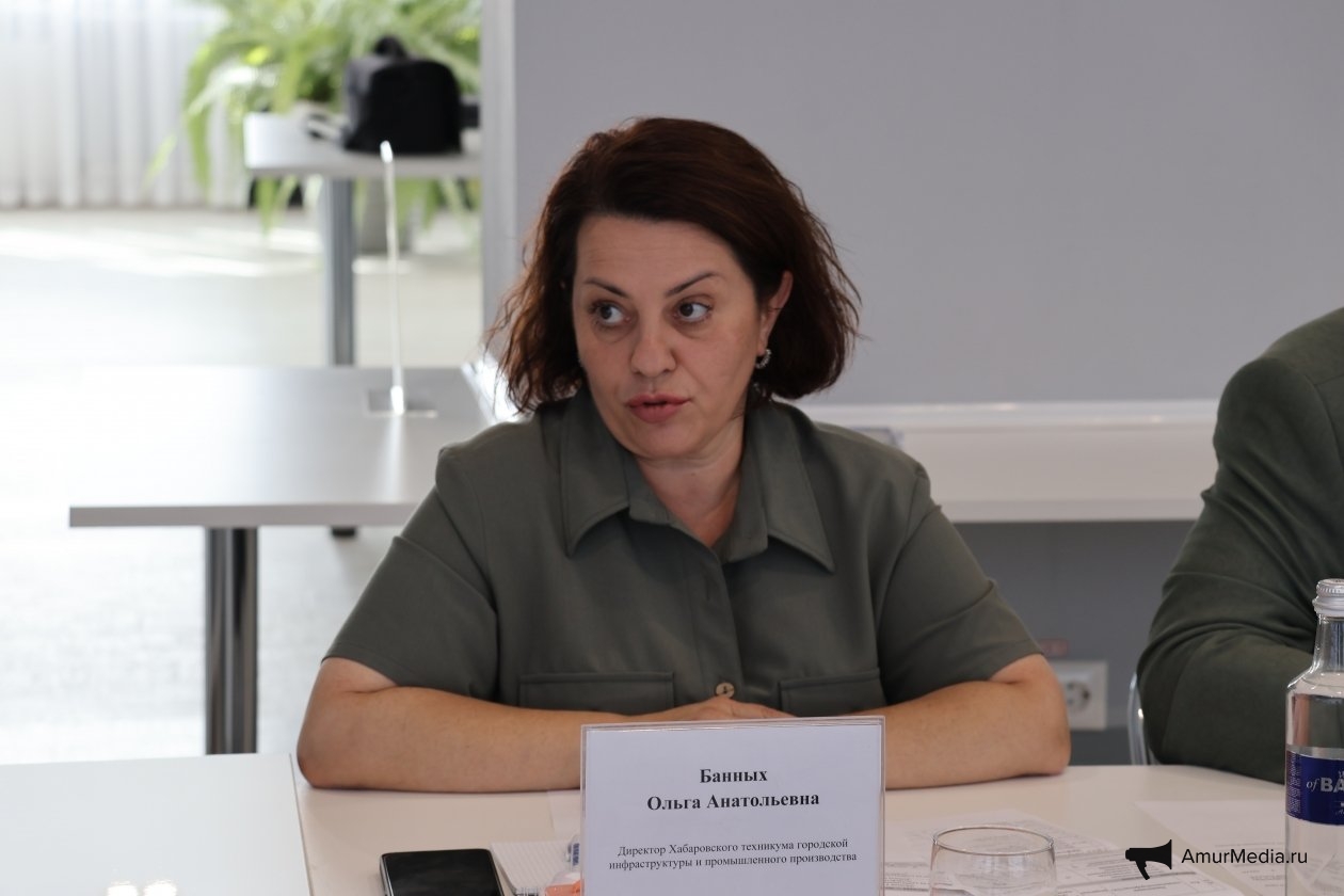 Директор Хабаровского техникума городской инфраструктуры и промышленного производства Ольга Банных
