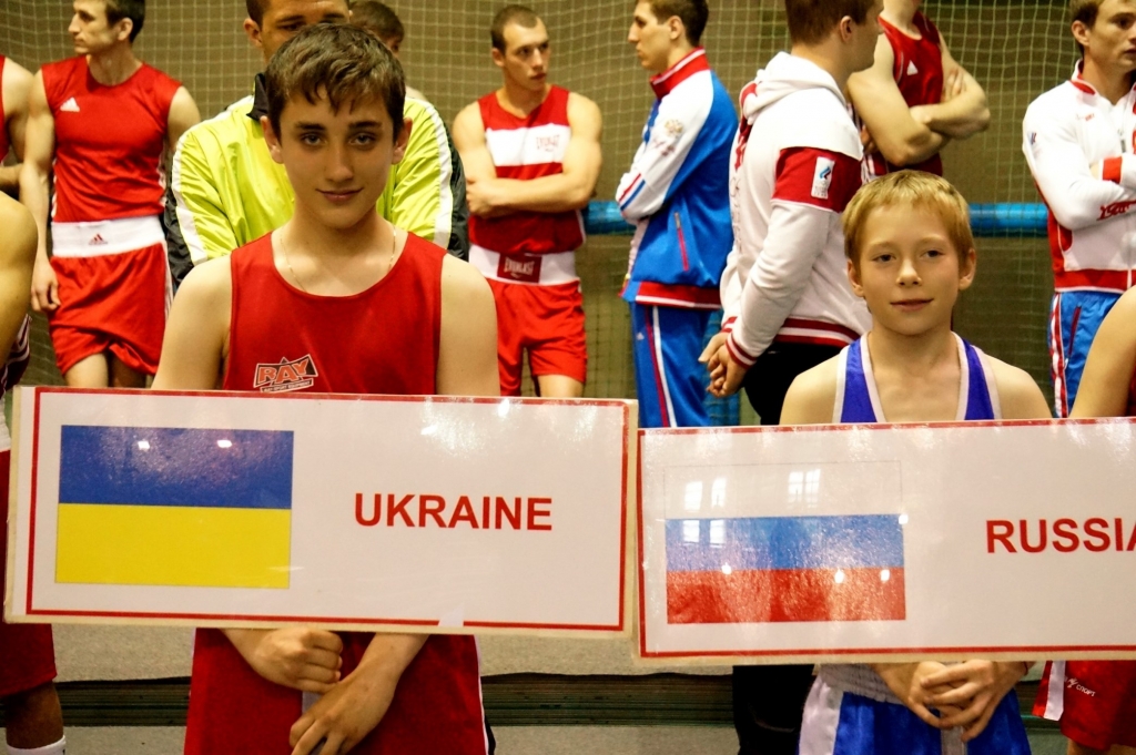 Спортсмены-юноши из России и Украины - фото говорит само за себя, Фото с места события собственное