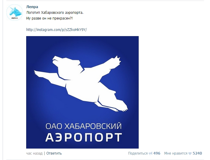 Логотип хабаровского аэропорта за считанные часы обсмеяла вся Россия, Фото с места события из других источников