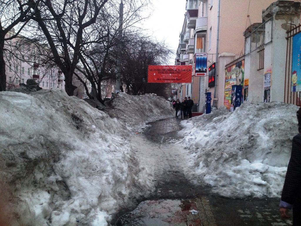 "Плавающий" Комсомольск, пр.Ленина, Фото с места события собственное