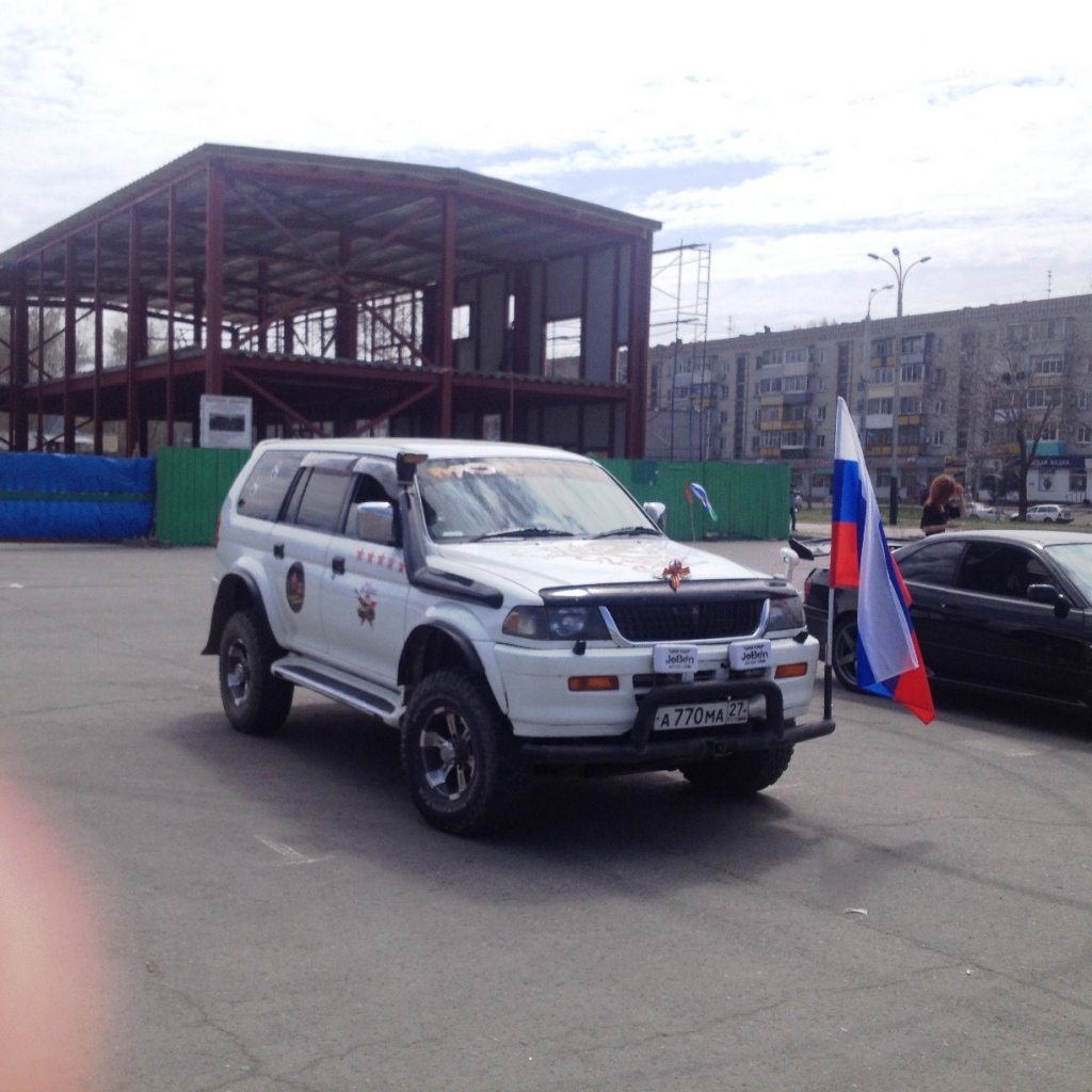 Автопробег, Фото с места события собственное