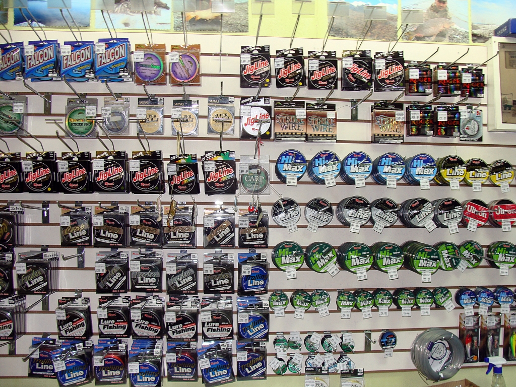 "Трофей", магазин товаров для рыбалки, туризма и активного отдыха, шнуры и лески, Фото с места события собственное
