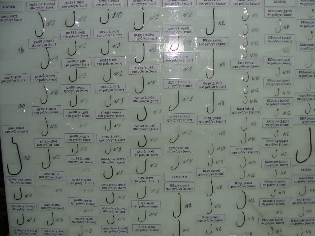 "Трофей", магазин товаров для рыбалки, туризма и активного отдыха, рыболовные крючки, Фото с места события собственное
