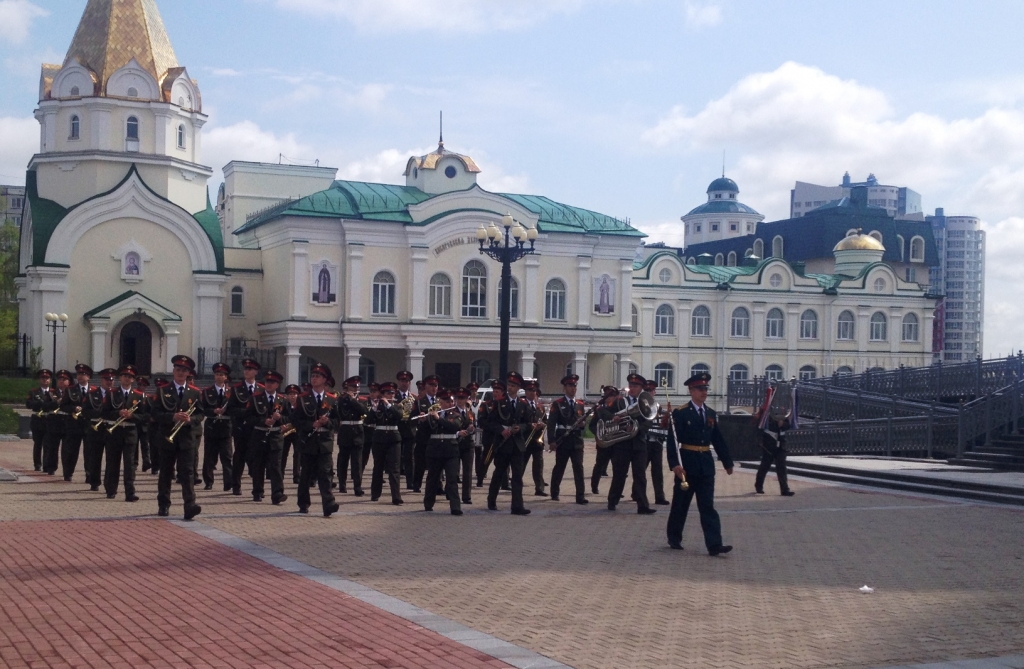 Репетиция выступления для "Амурских волн"