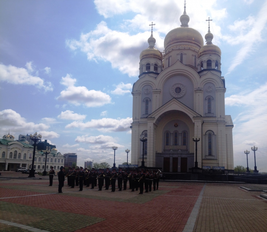 Репетиция выступления для "Амурских волн"