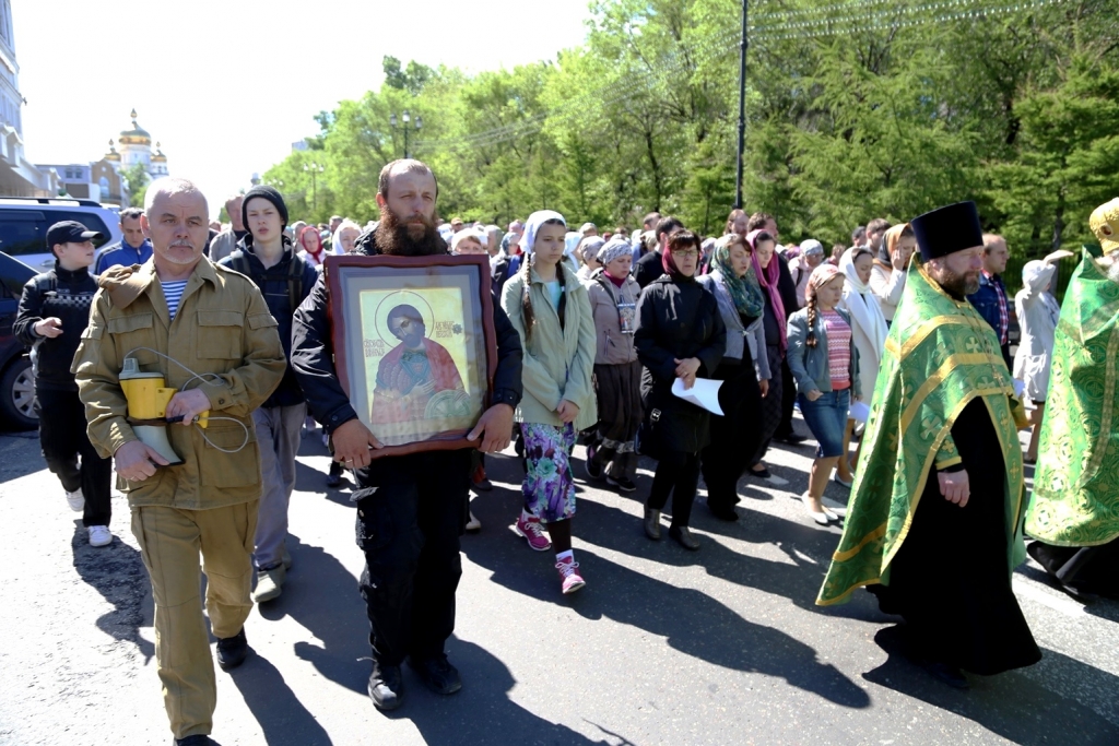 Стокилометровый Крестный ход начали православные хабаровчане