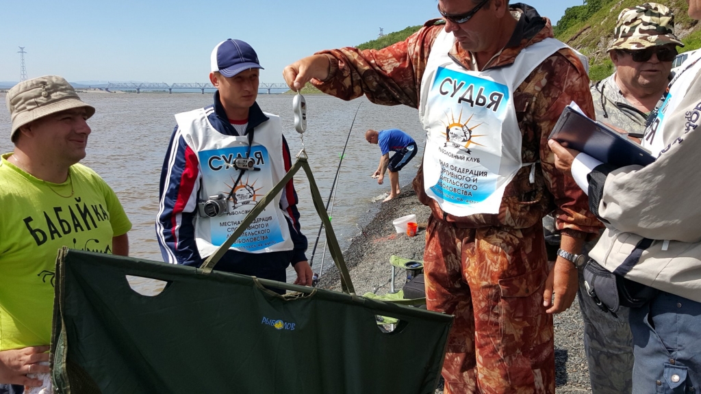 Взвешивание улова