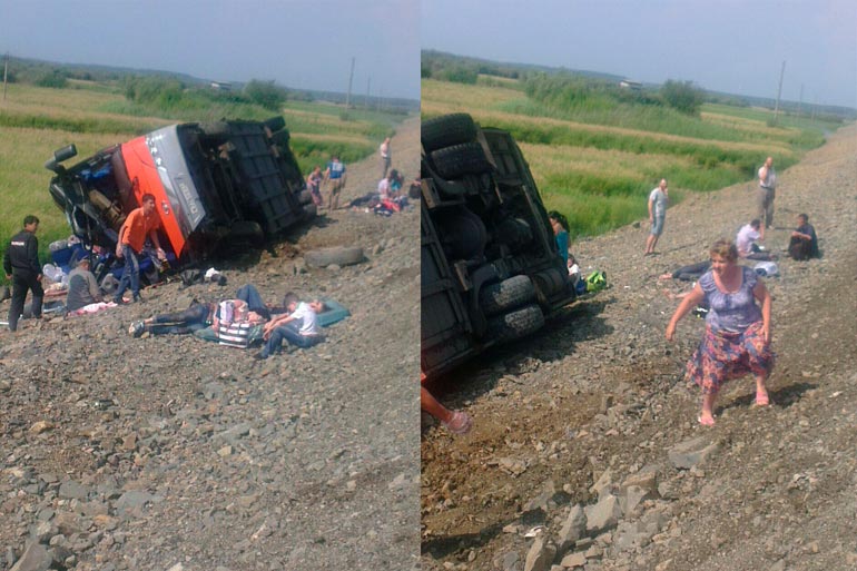 ДТП на трассе Комсомольск-Хабаровск