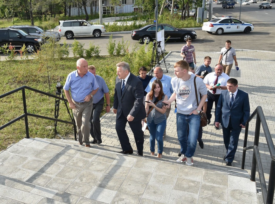 Вячеслав Шпорт оценил качество восстановительных работ на улице Пионерской в Хабаровске