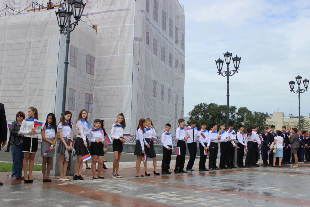 Состоялось торжественное открытие новой хабаровской площади "Город воинской славы"