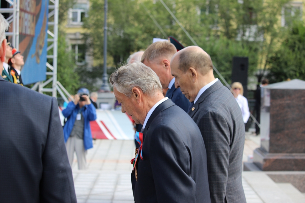 Состоялось торжественное открытие новой хабаровской площади "Город воинской славы"