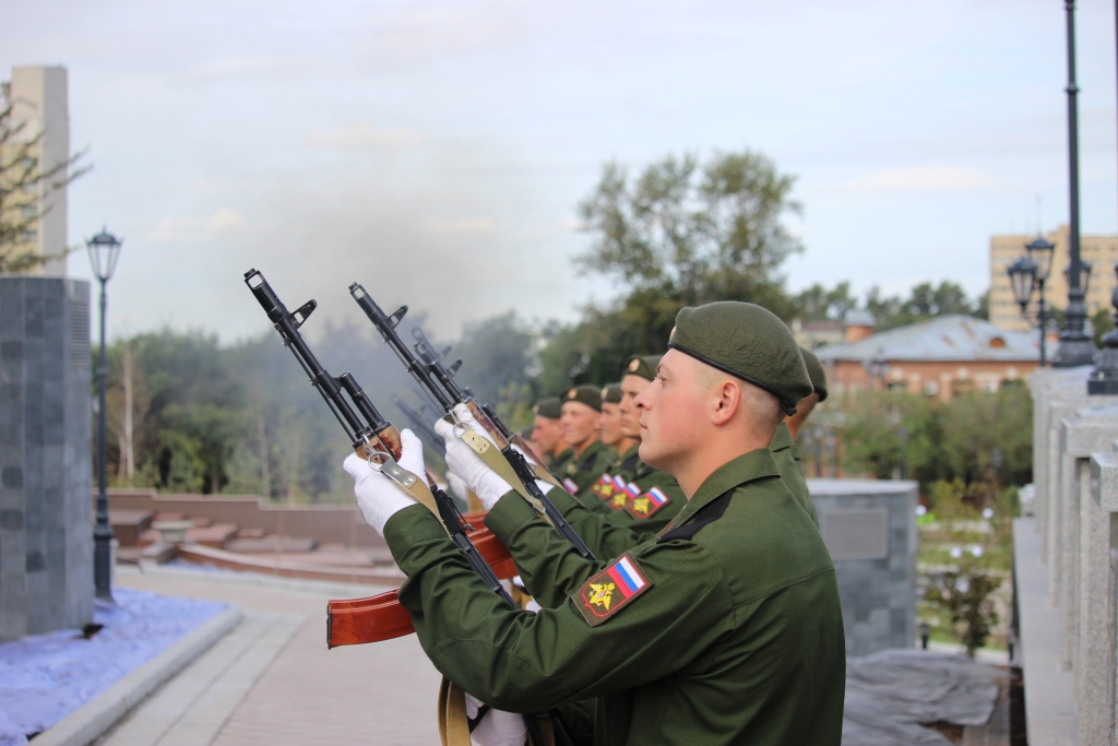 Состоялось торжественное открытие новой хабаровской площади "Город воинской славы"
