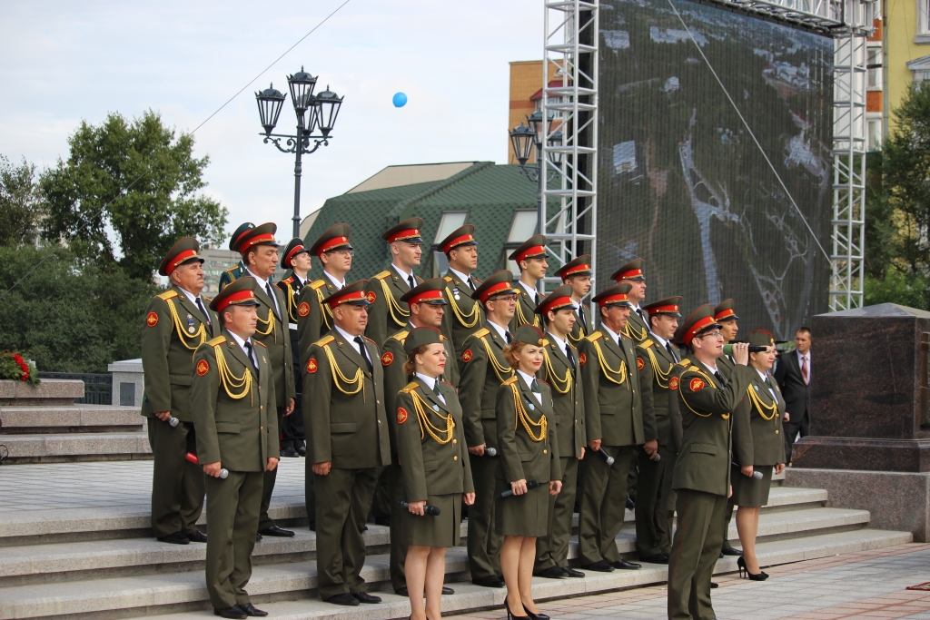 Состоялось торжественное открытие новой хабаровской площади "Город воинской славы"