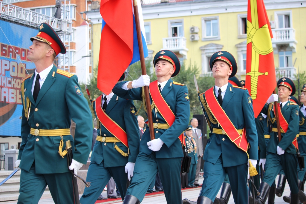 Состоялось торжественное открытие новой хабаровской площади "Город воинской славы"