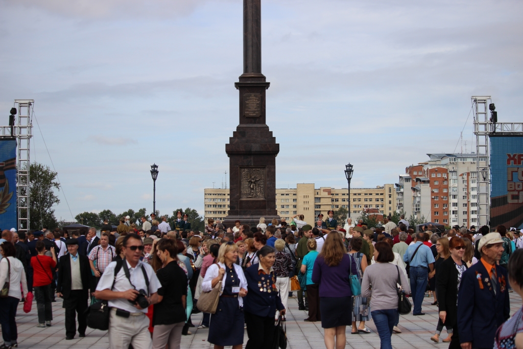 Состоялось торжественное открытие новой хабаровской площади "Город воинской славы"