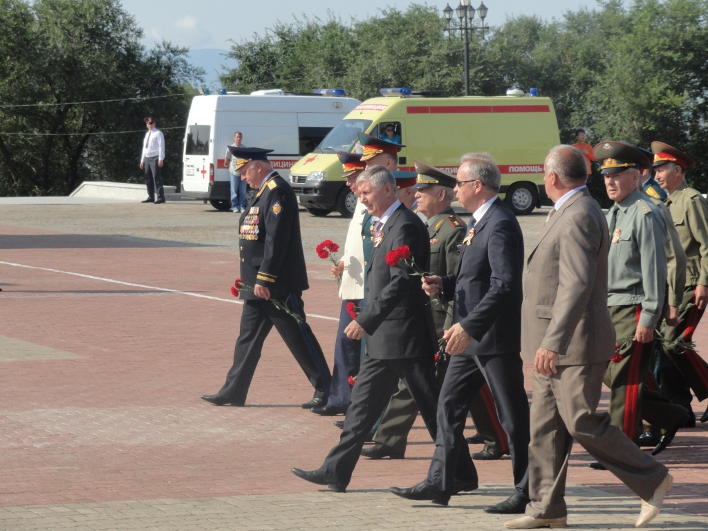 Память погибших на Дальневосточном фронте Второй мировой почтили в Хабаровске События авгу