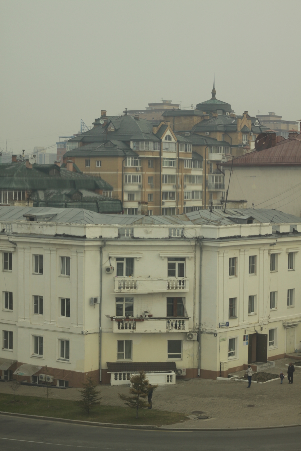 Дым в Хабаровске