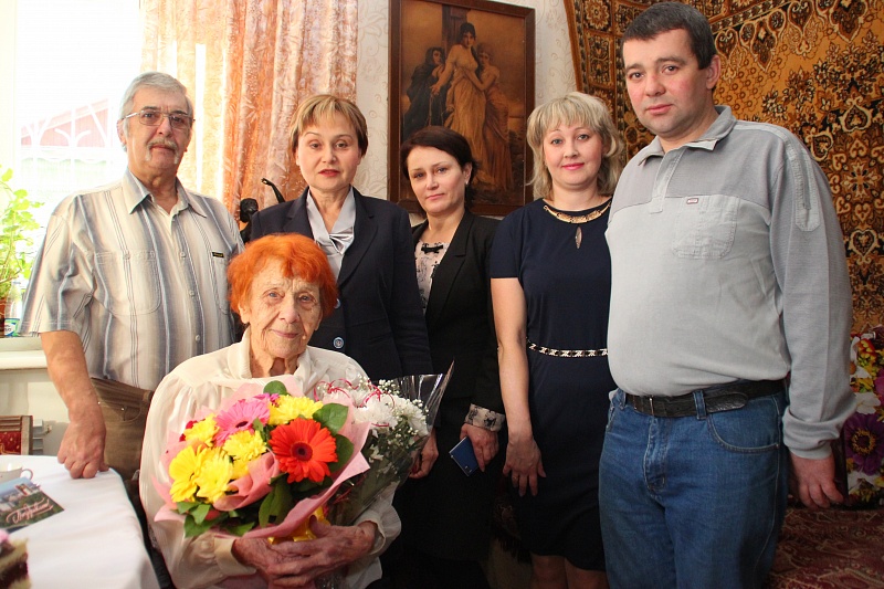 Хабаровчанка Анна Филиппова встретила свой 100-летний юбилей с оптимизмом 