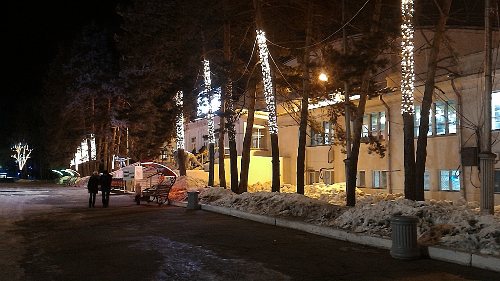 Каток на берегу