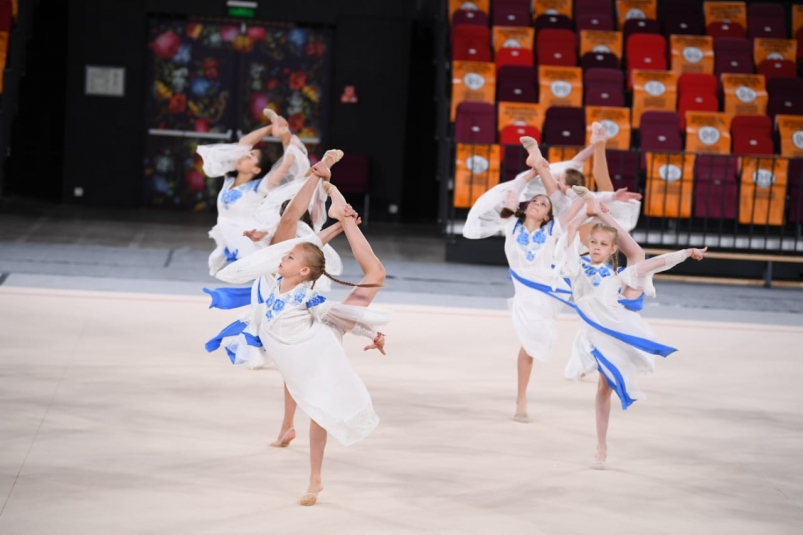 Гимнастки из Хабаровска выступили в гала-шоу Ирины Винер-Усмановой в Москве