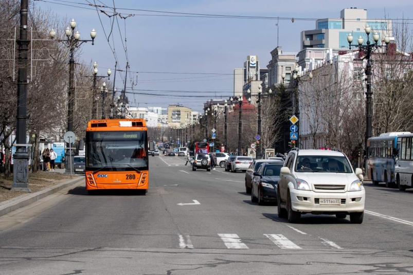 В дни проведения репетиций Парада в Хабаровске скорректируют движение общественного транспорта